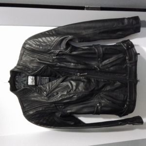 Harley Davidson Leather Coat, Women's Large